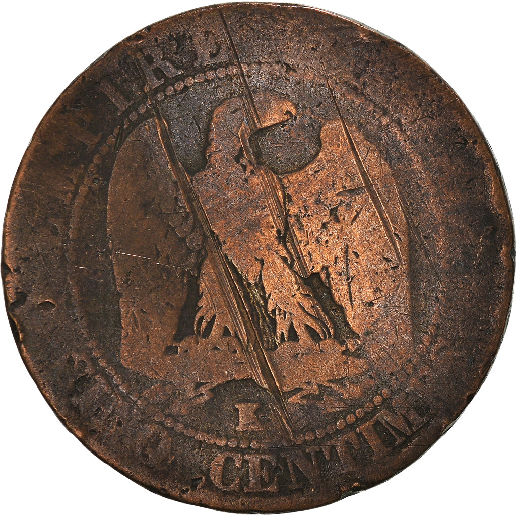 Münze, Frankreich, 5 Centimes, 1856