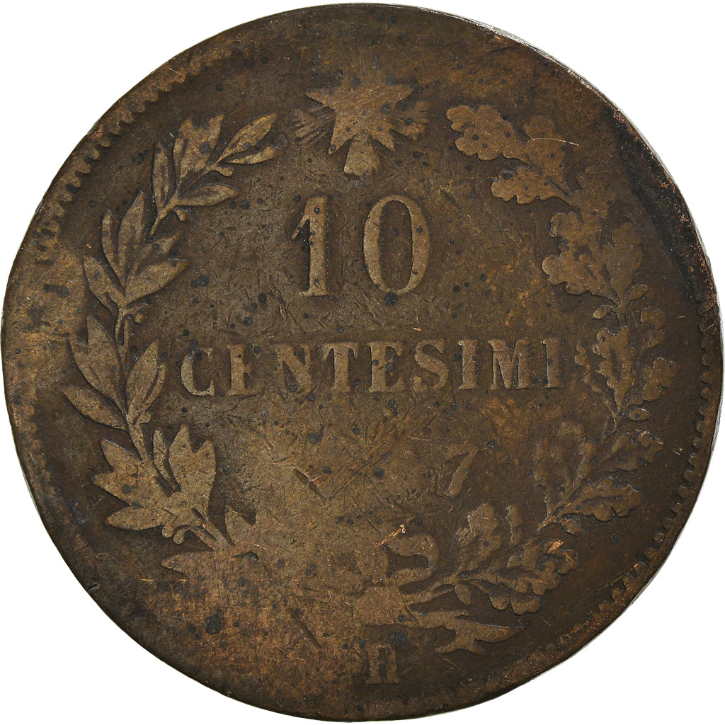 Münze, Italien, 10 Centisimi, Undated