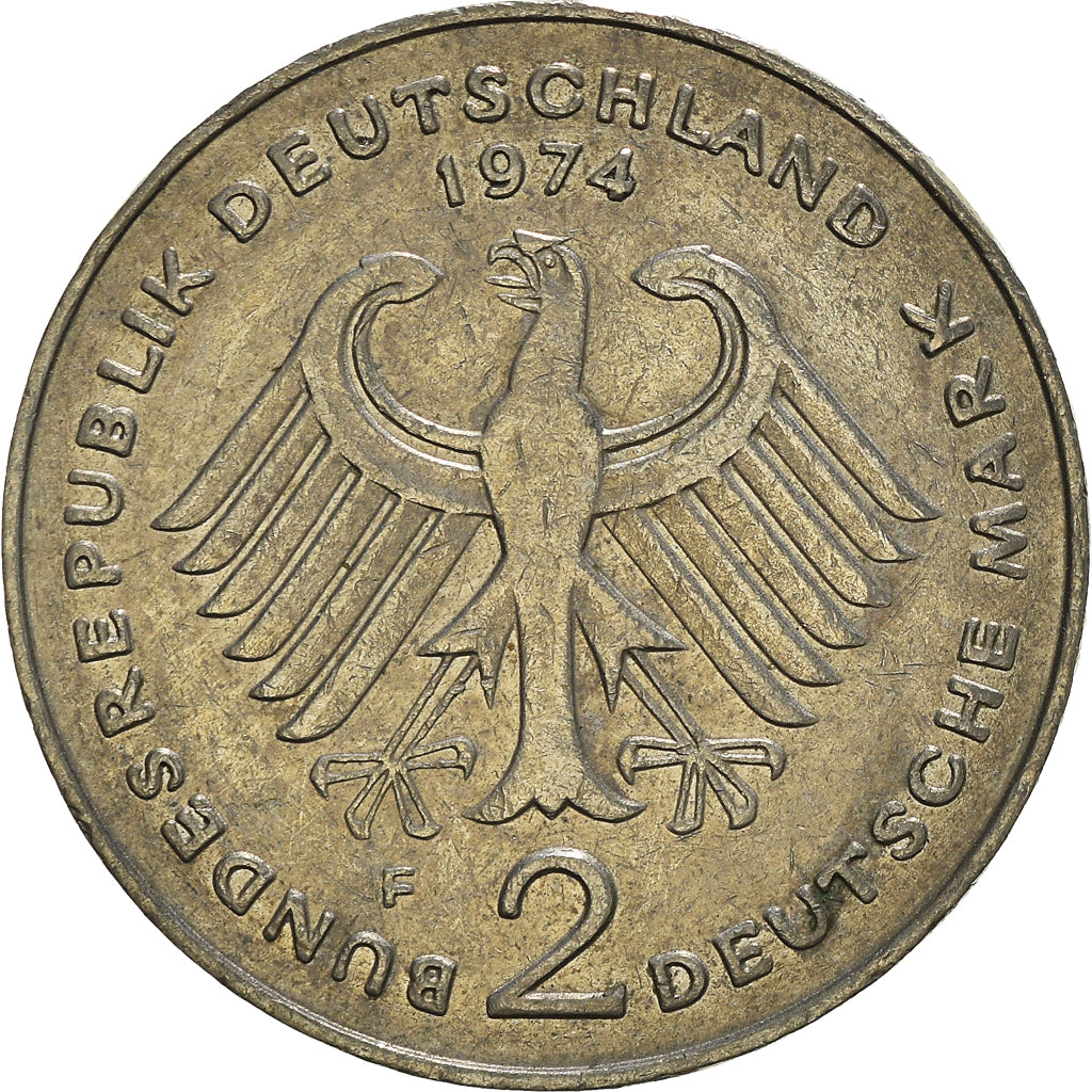 Coin, GERMANY - FEDERAL REPUBLIC, 2 Mark, 1974