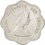 Coin, East Caribbean States, Elizabeth II, 5 Cents, 1984, AU(55-58), Aluminum