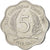 Münze, Osten Karibik Staaten, Elizabeth II, 5 Cents, 1984, VZ, Aluminium, KM:12