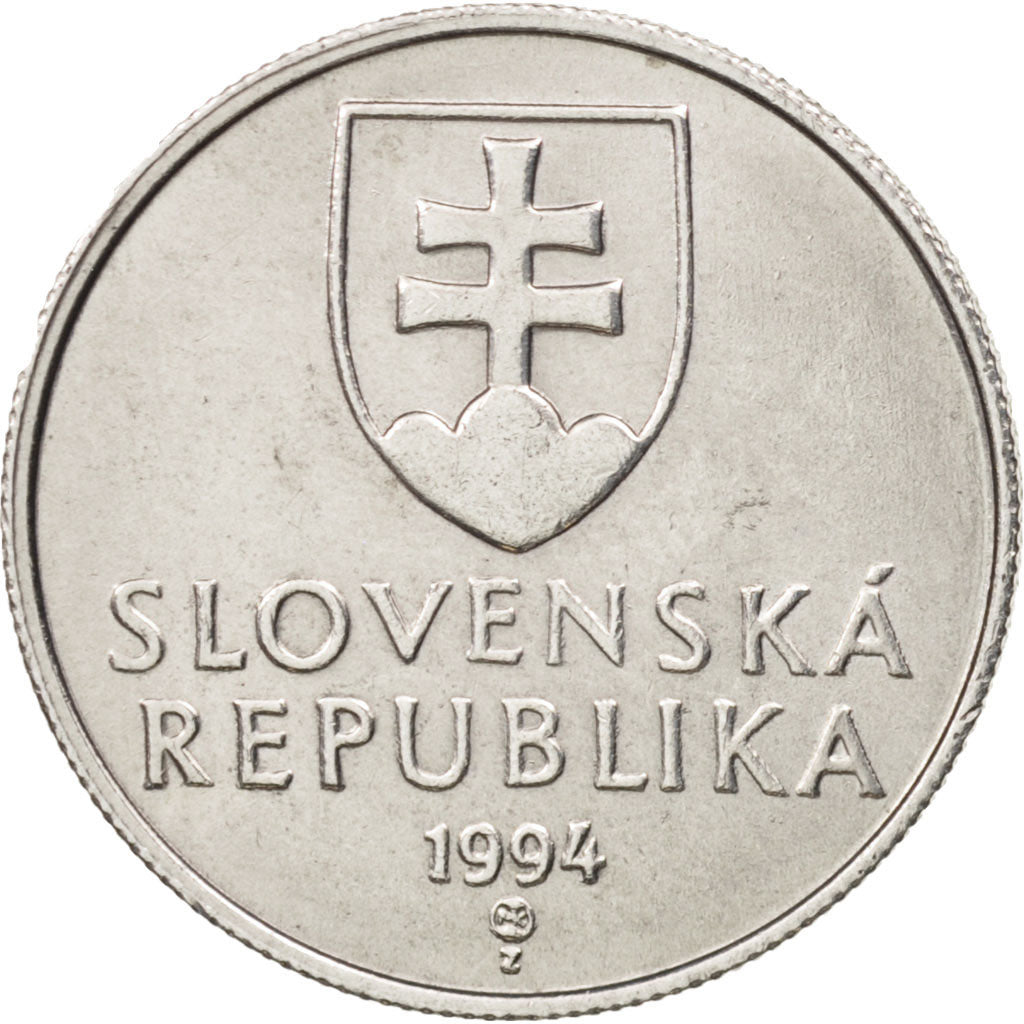 Moneta, Słowacja, 20 Halierov, 1994, MS(63), Aluminium, KM:18