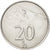 Moneta, Słowacja, 20 Halierov, 1994, MS(63), Aluminium, KM:18