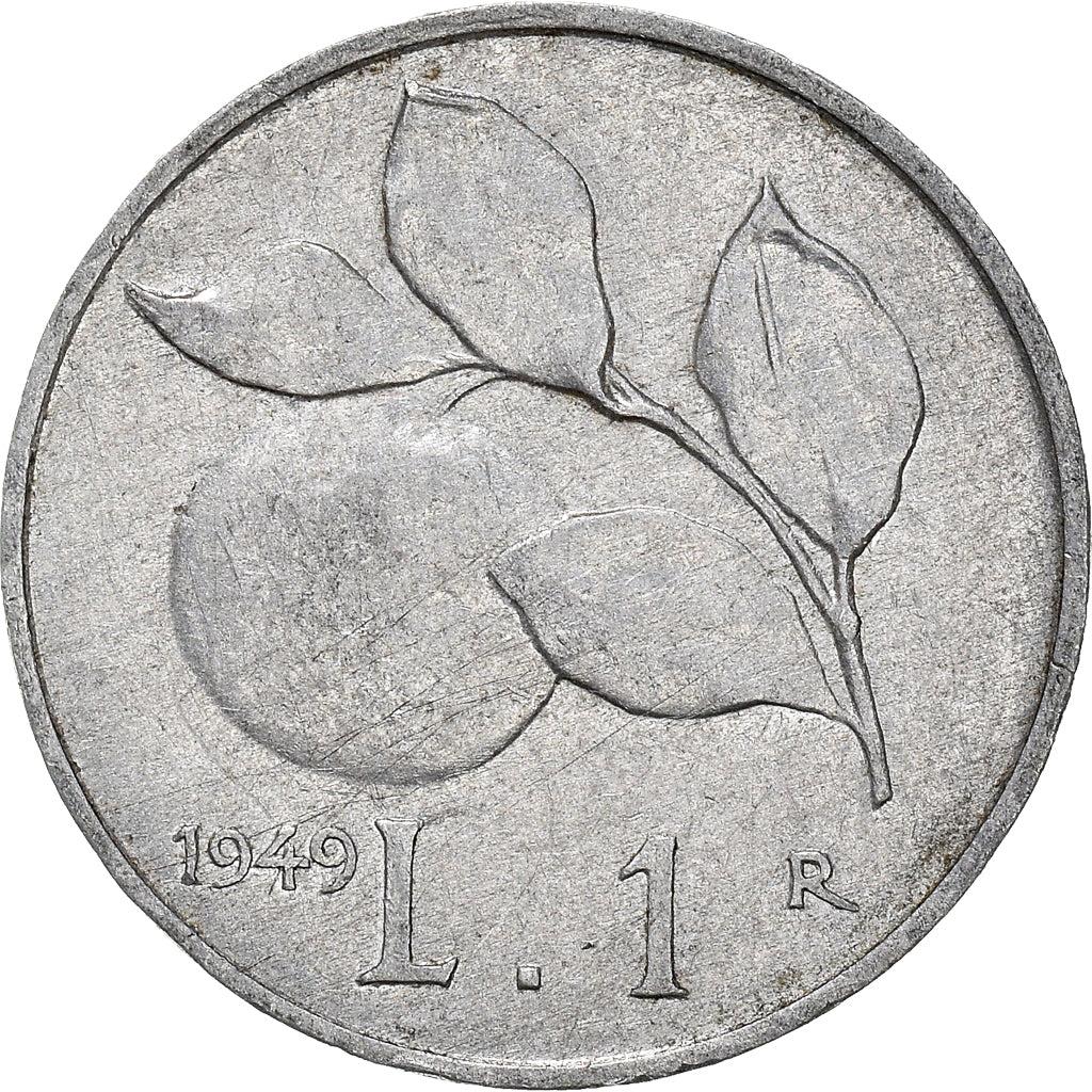 Moeda, Itália, Lira, 1949