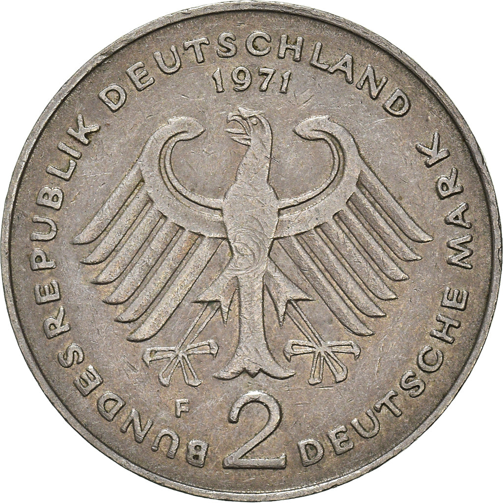 Moneta, Niemcy - RFN, 2 Mark, 1971