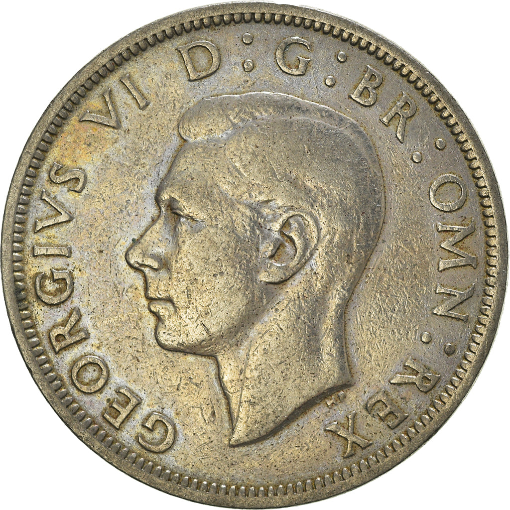 Monnaie, Grande-Bretagne, 1/2 Crown, 1948