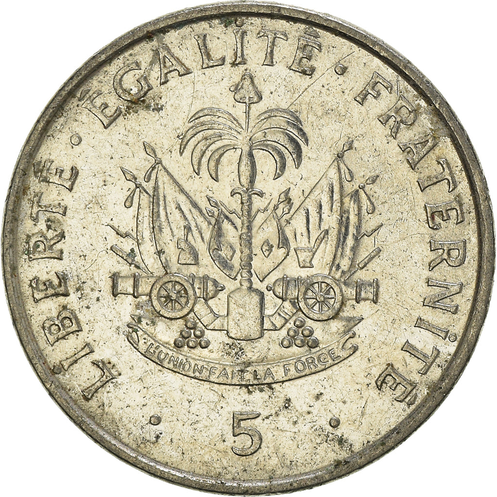 Münze, Haiti, 5 Centimes, 1995