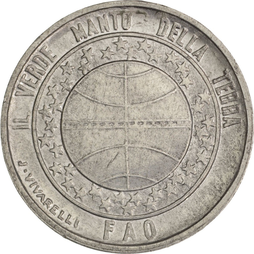 Coin, San Marino, Lira, 1977, Rome, AU(55-58), Aluminum, KM:63