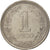 Moneta, Argentina, Peso, 1962, BB+, Acciaio ricoperto in nichel, KM:57