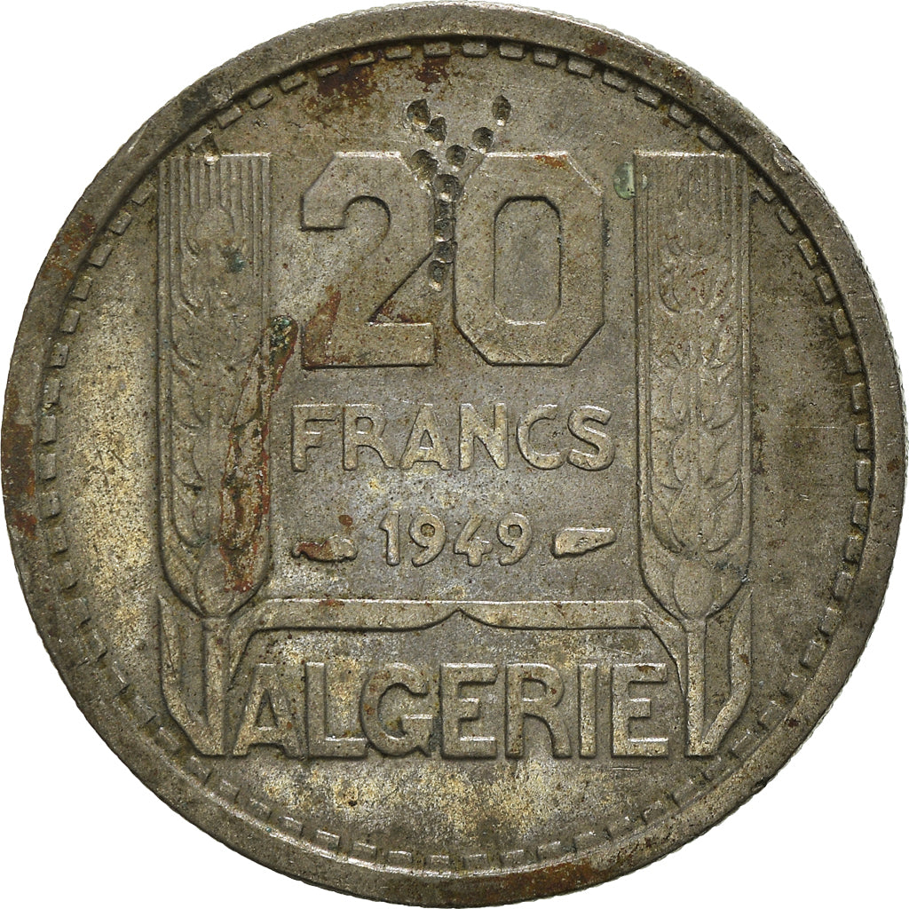 Moneta, Algieria, 20 Francs, 1949