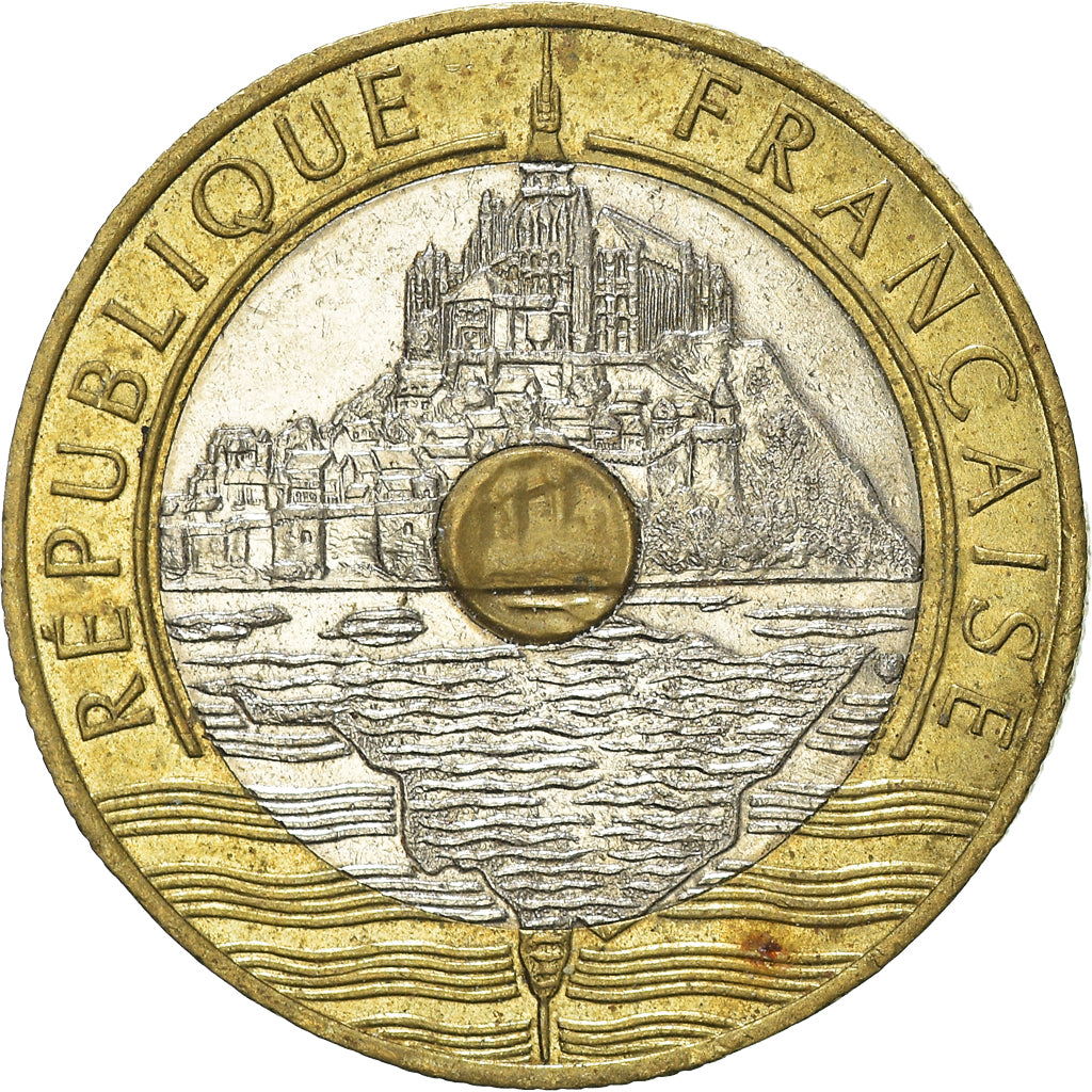 Moneta, Francja, 20 Francs, 1992