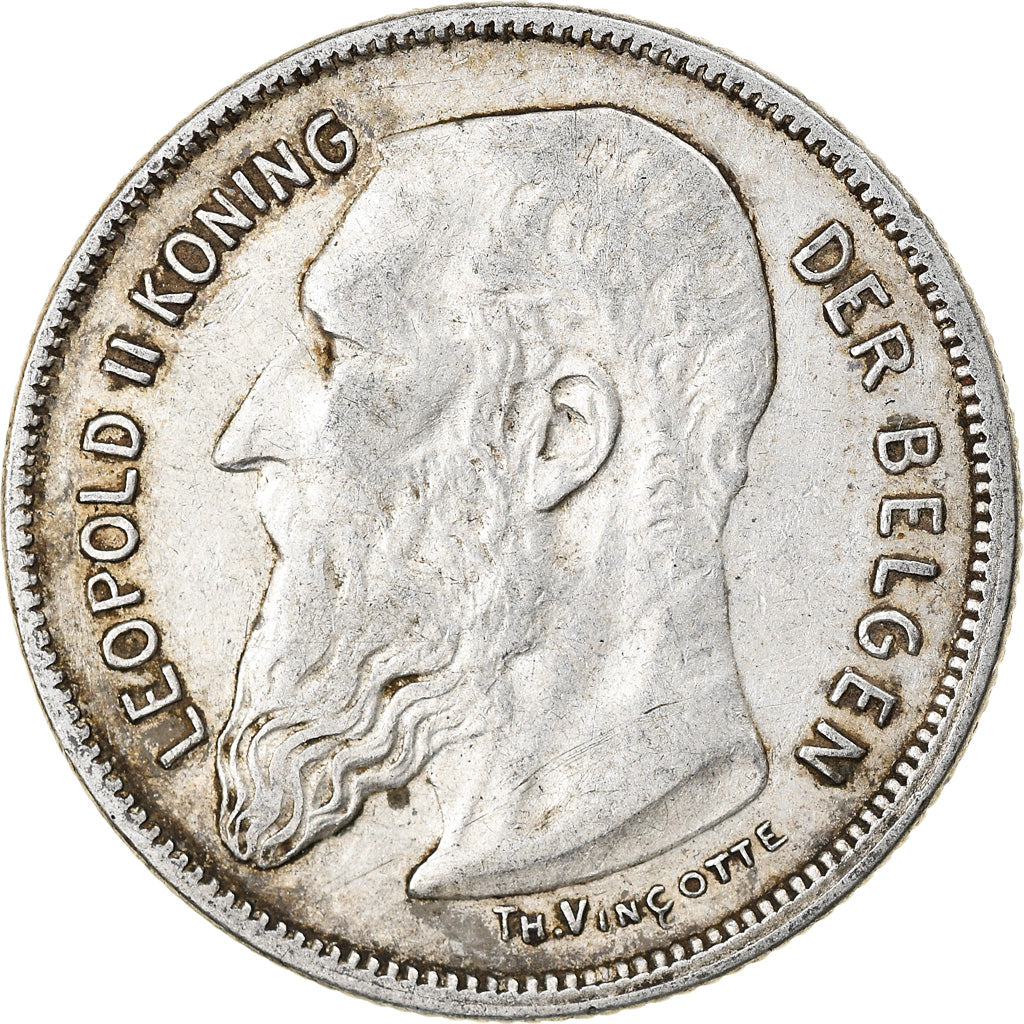 Munten, België, 2 Francs, 2 Frank, 1909, ZF, Zilver, KM:59