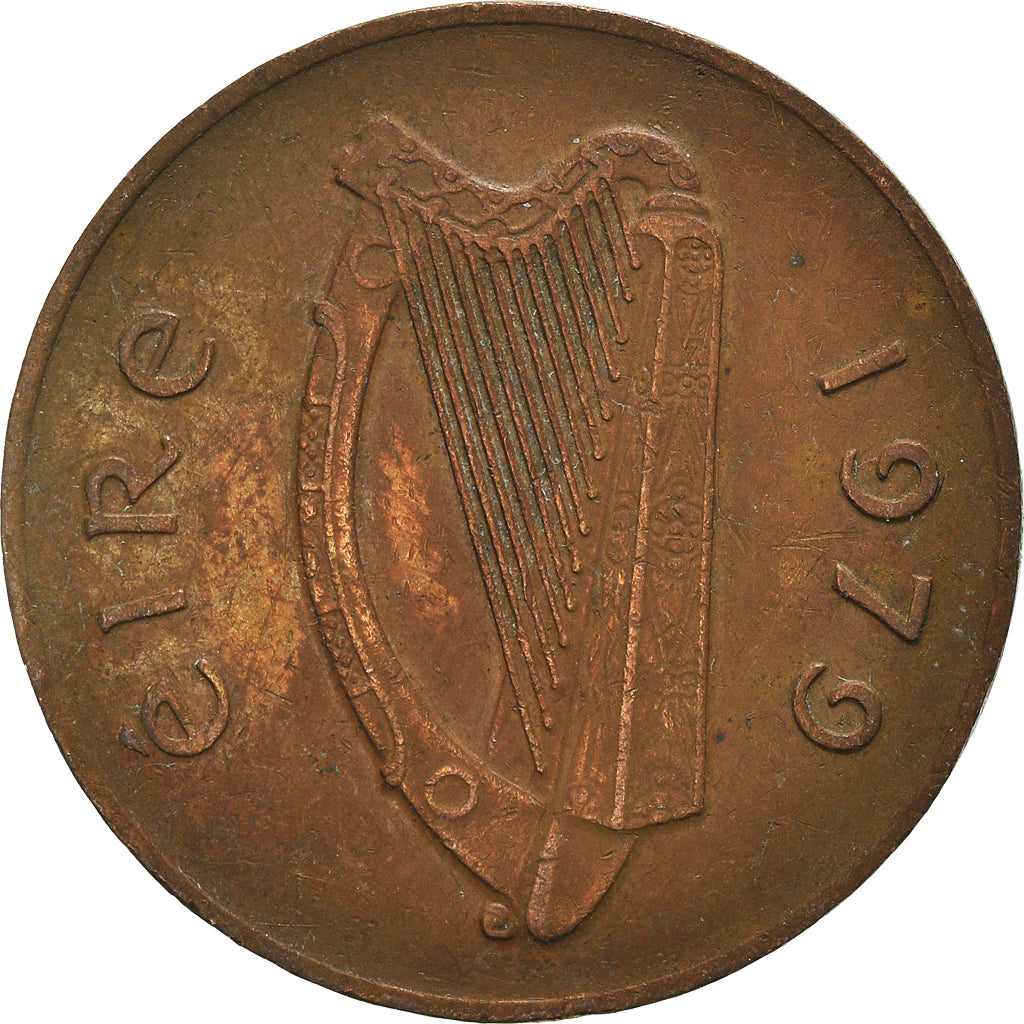 Coin, IRELAND REPUBLIC, 2 Pence, 1979