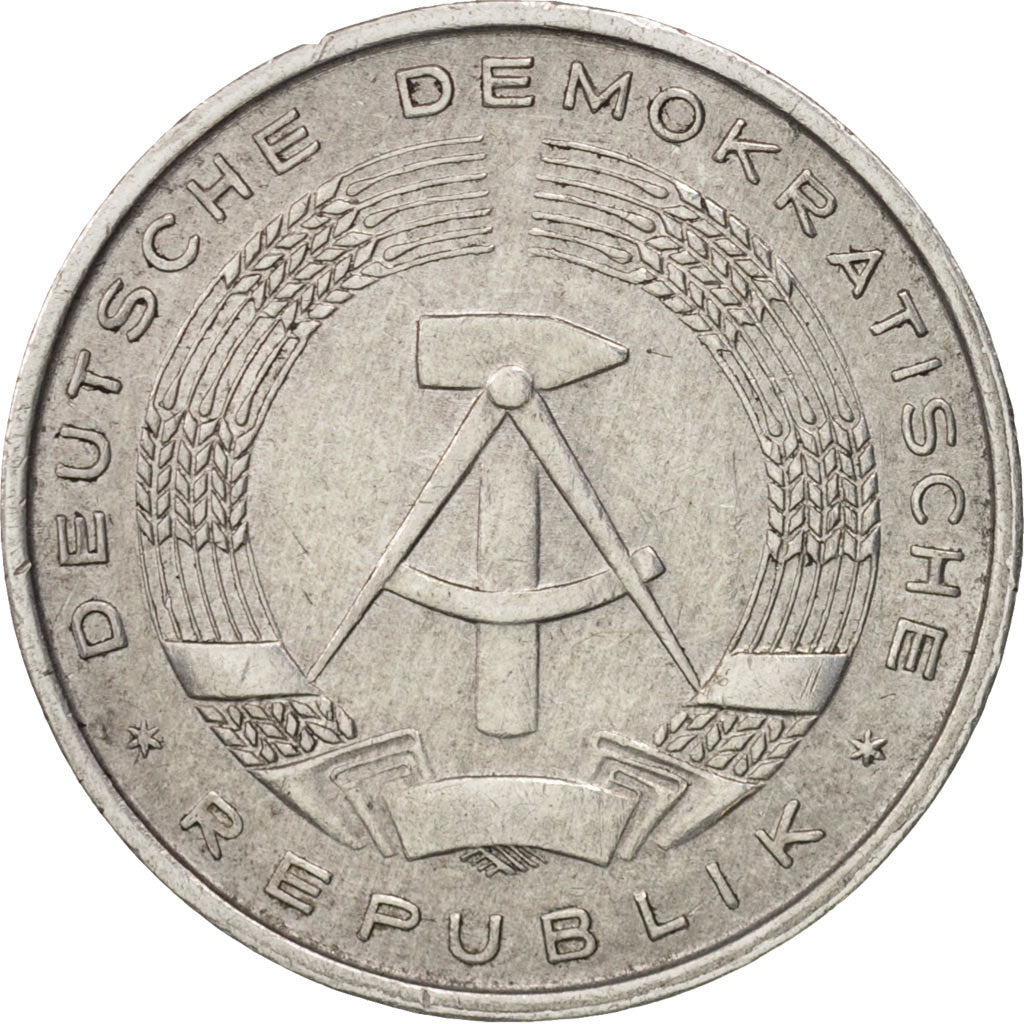 Coin, GERMAN-DEMOCRATIC REPUBLIC, 10 Pfennig, 1967, Berlin, EF(40-45), Aluminum