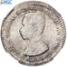 Moeda, Tailândia, Rama V, Salung = 1/4 Baht, Dupla Cunhagem, NGC, MS66
