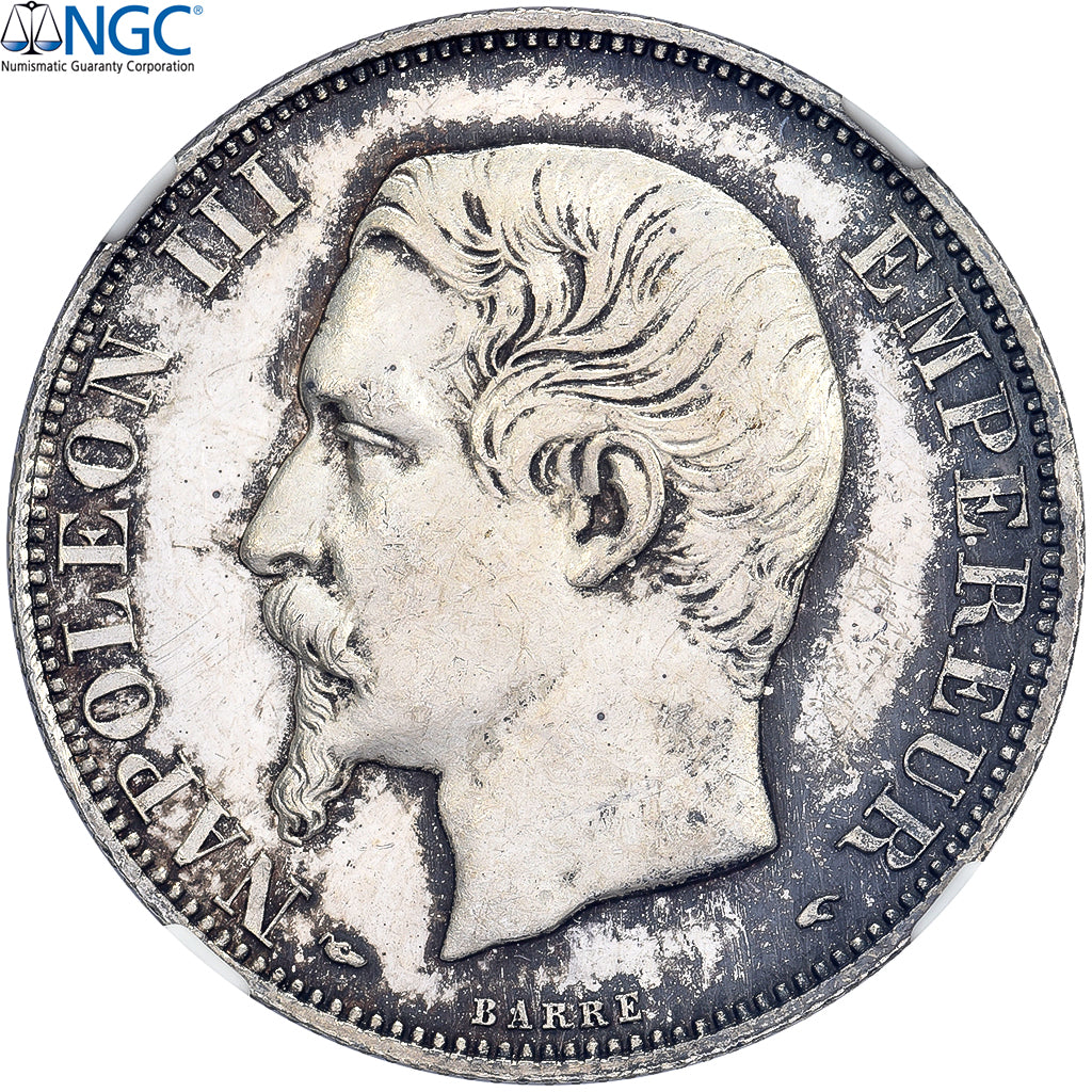 Munten, Frankrijk, Napoleon III, Napoléon III, 2 Francs, 1854, Paris, NGC