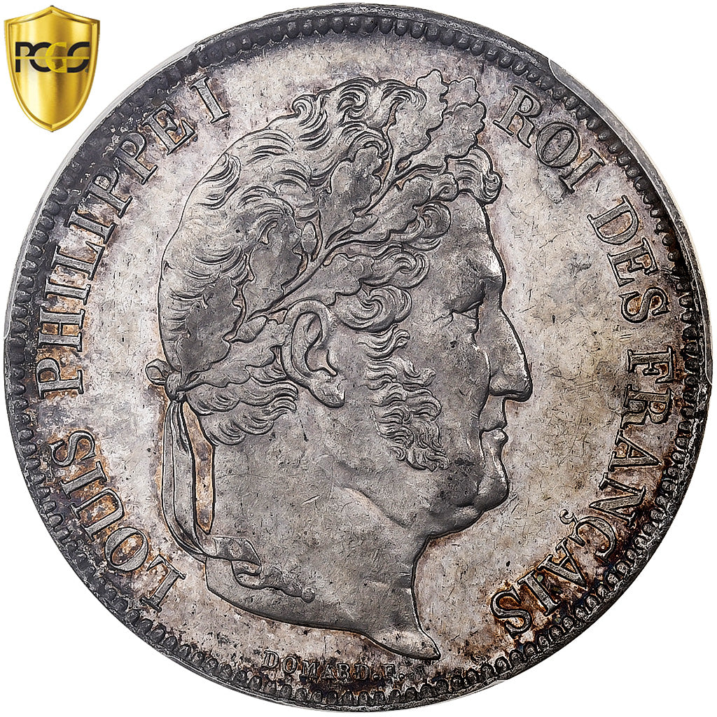 France, Louis-Philippe I, 5 Francs, 1832, La Rochelle, Silver, PCGS, MS61