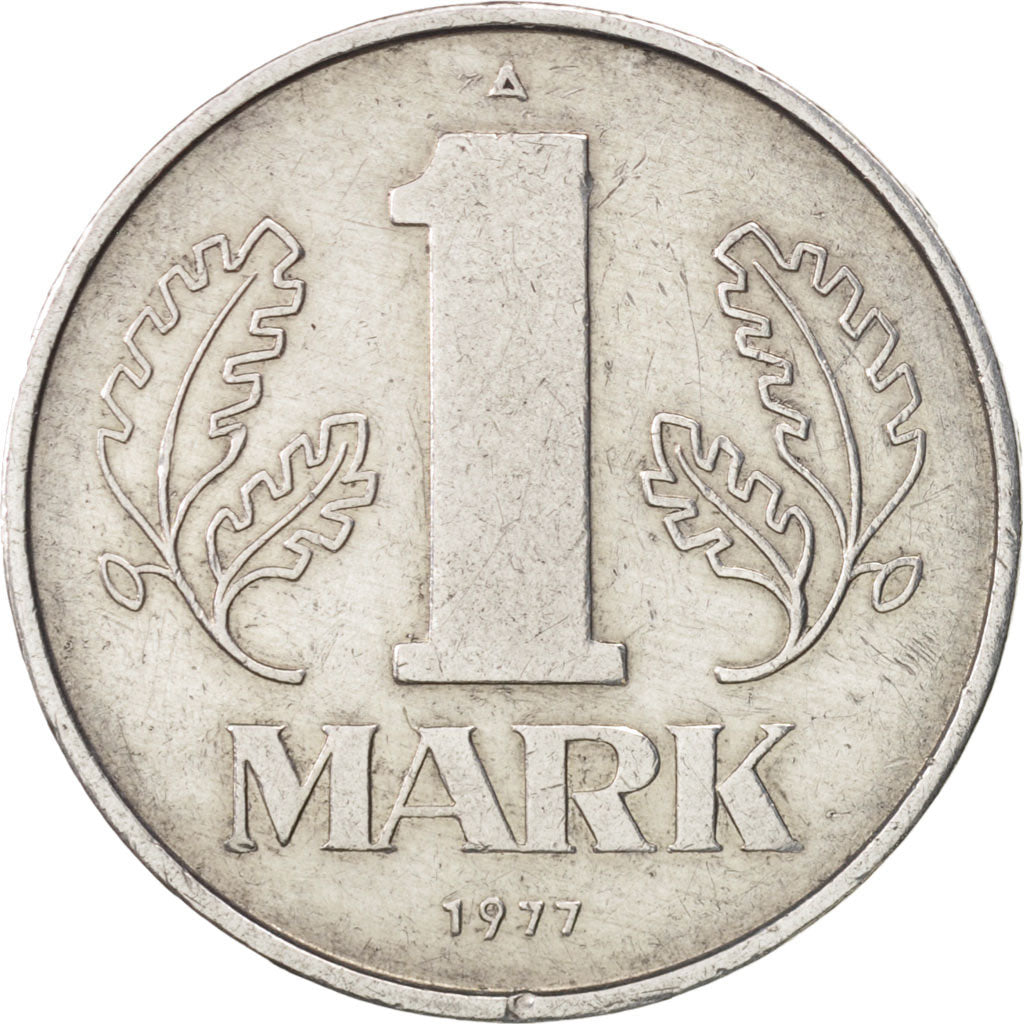 Münze, GERMAN-DEMOCRATIC REPUBLIC, Mark, 1977, Berlin, SS, Aluminium, KM:35.2