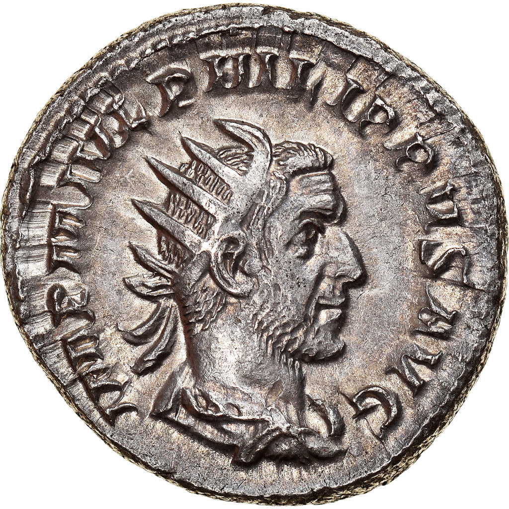 Coin, Philip I, Antoninianus, 247, Rome, AU(55-58), Billon, RIC:4.