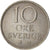 Moneda, Suecia, Gustaf VI, 10 Öre, 1965, MBC+, Cobre - níquel, KM:835