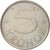 Moneda, Suecia, Carl XVI Gustaf, 5 Kronor, 1985, MBC, Cobre - níquel, KM:853