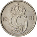 Coin, Sweden, Carl XVI Gustaf, 10 Öre, 1981, AU(55-58), Copper-nickel, KM:850