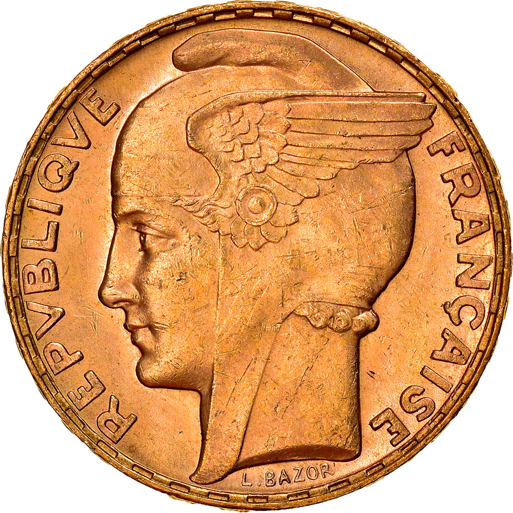 France, 100 Francs, Bazor, 1935, Paris, Gold, MS(60-62), Gadoury:1148, KM:880