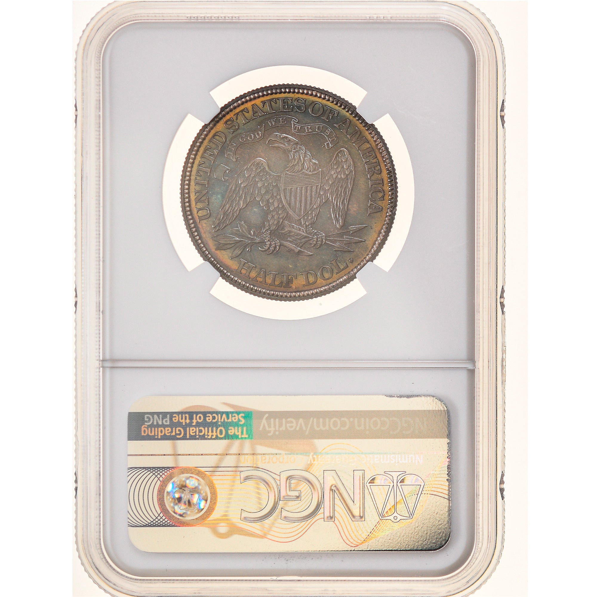 USA, Half Dollar, Seated Liberty, 1871, Philadelphia, Proof, Srebro, NGC, PF64