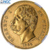 Italia, Umberto I, 50 Lire, 1884, Rome, Oro, NGC, MS60, KM:25