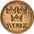 Munten, Zweden, Gustaf VI, 5 Öre, 1973, ZF, Bronze, KM:845