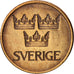 Moneta, Svezia, Gustaf VI, 5 Öre, 1973, BB, Bronzo, KM:845
