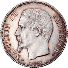 Coin, France, Napoleon III, Napoléon III, Franc, 1860, Paris, MS(63), Silver