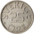 Moneda, Suecia, Carl XVI Gustaf, 25 Öre, 1980, EBC, Cobre - níquel, KM:851