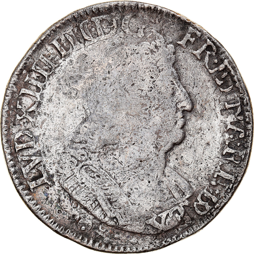 France, Louis XIV, Ecu de Béarn aux palmes, 1694, Pau, Réformé, Argent, TB+