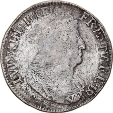 France, Louis XIV, Ecu de Béarn aux palmes, 1694, Pau, Réformé, Argent, TB+
