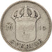 Coin, Sweden, Gustaf V, 25 Öre, 1919, VF(20-25), Silver, KM:785