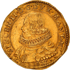 Duchy of Mantua, Vincenzo II, 2 Doppie, 1627, Mantua, Gold, AU(50-53), KM:100