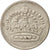 Moneta, Szwecja, Gustaf VI, 25 Öre, 1961, EF(40-45), Srebro, KM:824