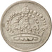 Moneta, Szwecja, Gustaf VI, 25 Öre, 1961, EF(40-45), Srebro, KM:824