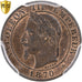 France, Napoleon III, 1 Centime, 1870, Paris, Bronze, PCGS, MS64RB, Gadoury:87