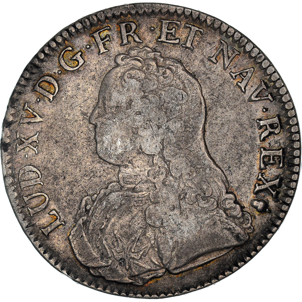 Coin, France, Louis XV, Écu aux branches d'olivier, Ecu, 1726, Reims