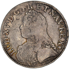 Coin, France, Louis XV, Écu aux branches d'olivier, Ecu, 1734, Reims