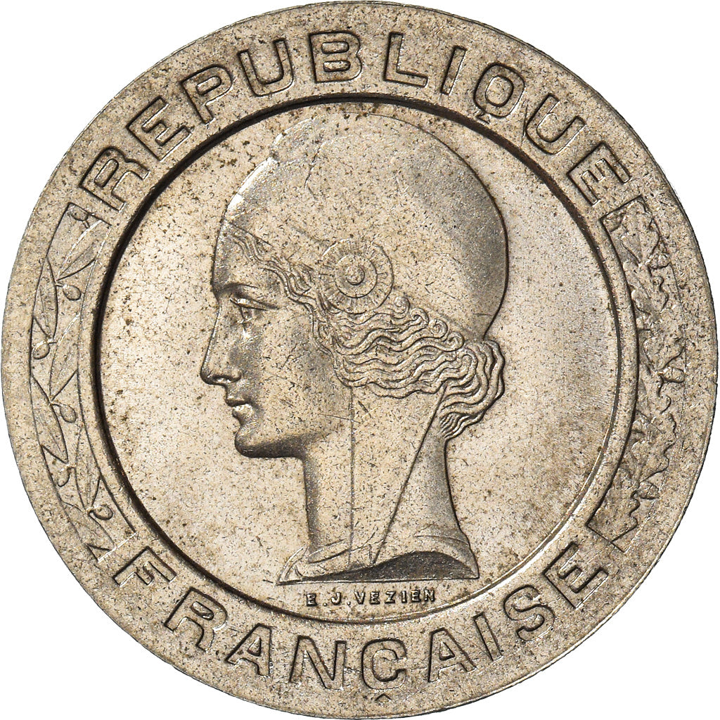 Moneda, Francia, Concours de Vézien, 5 Francs, 1933, ESSAI, EBC+, Níquel