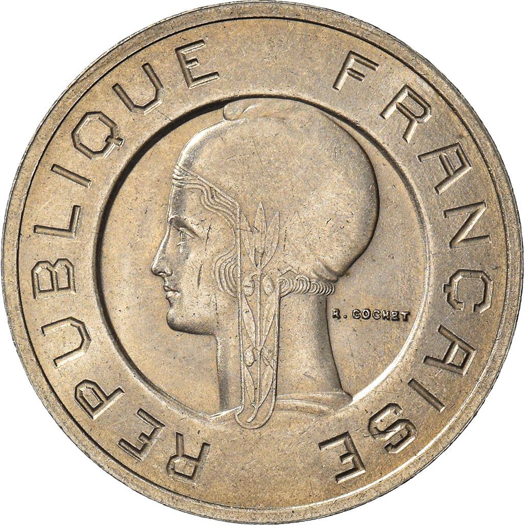 Monnaie, France, Concours de Cochet, 5 Francs, 1933, ESSAI, SUP+, Nickel