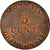 France, Napoleon I, 5 Centimes, Obsidionale, 1814, Anvers, Grand Module, Bronze