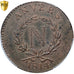 Francia, Napoleon I, 5 Centimes, Obsidionale, 1814, Antwerp, Grand Module
