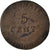 France, Napoleon I, 5 Centimes, 1814, Anvers, Grand Module, Bronze, PCGS