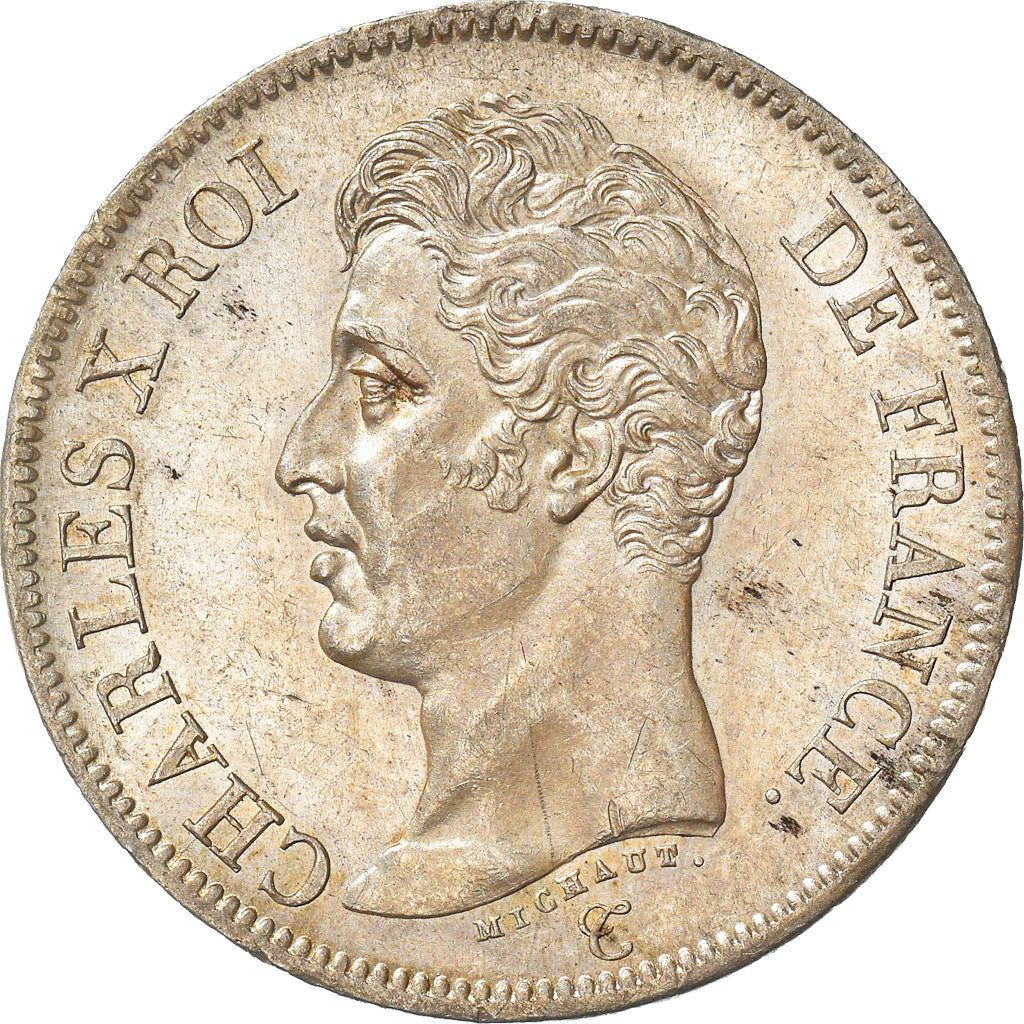 Coin, France, Charles X, 5 Francs, 1826, Paris, MS(60-62), Silver, KM:720.1