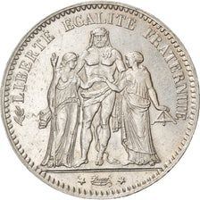 Coin, France, Hercule, 5 Francs, 1876, Paris, AU(50-53), Silver, KM:820.1