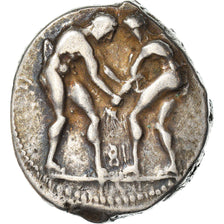Coin, Pamphylia, Aspendos, Stater, 380-330 BC, Aspendos, EF(40-45), Silver